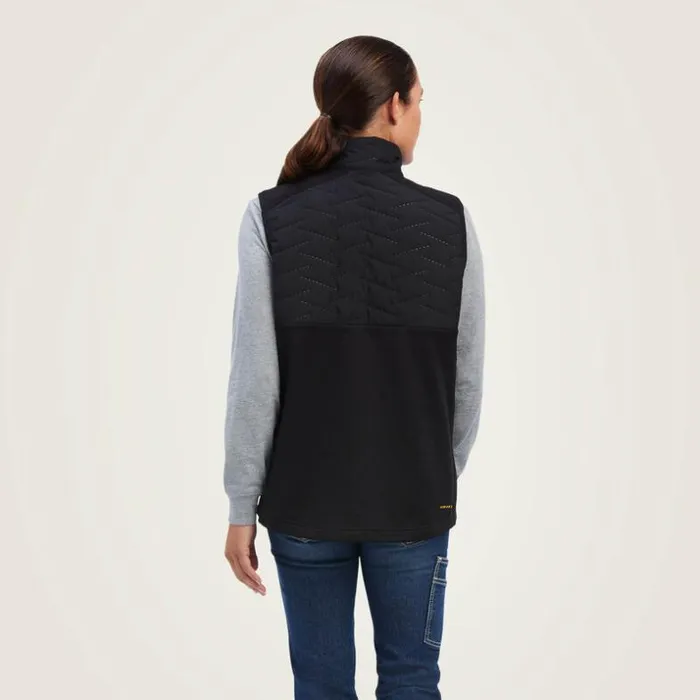 Workwear Women Ariat Rebar Cloud 9 Insulated Vest Black Workwear Women Ariat Rebar Cloud 9 Insulated Vest Black