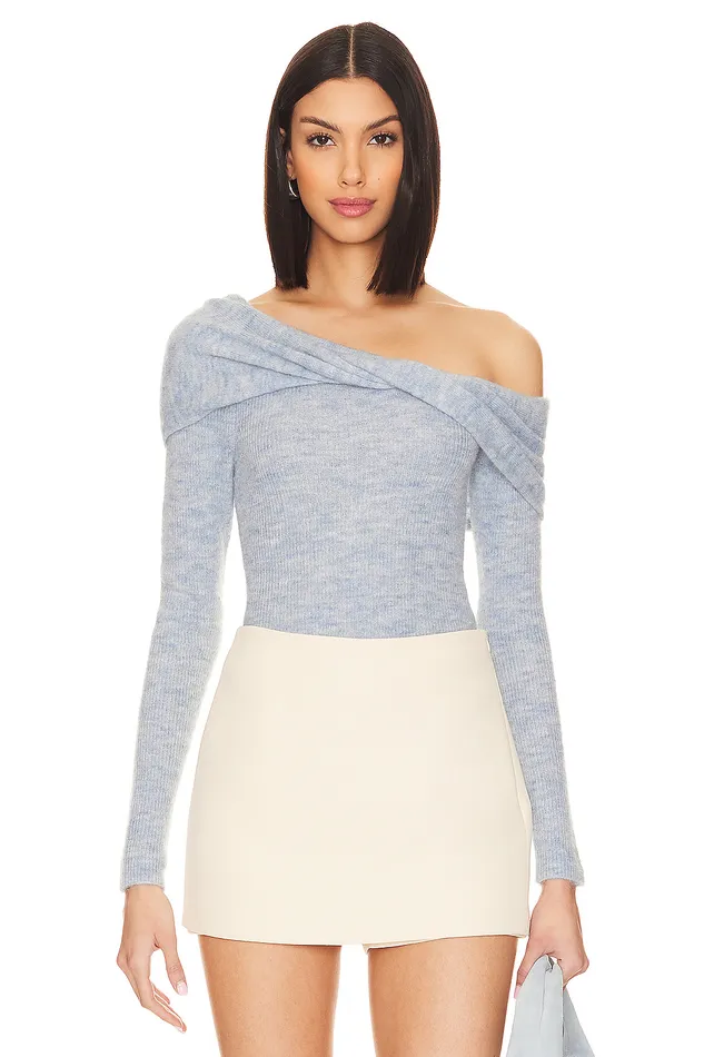 X Anja Dujakovi Zaia Sweater Baby Blue Women Lovers and Friends Sweaters and Knits X Anja Dujakovi Zaia Sweater Baby Blue Women Lovers and Friends Sweaters and Knits