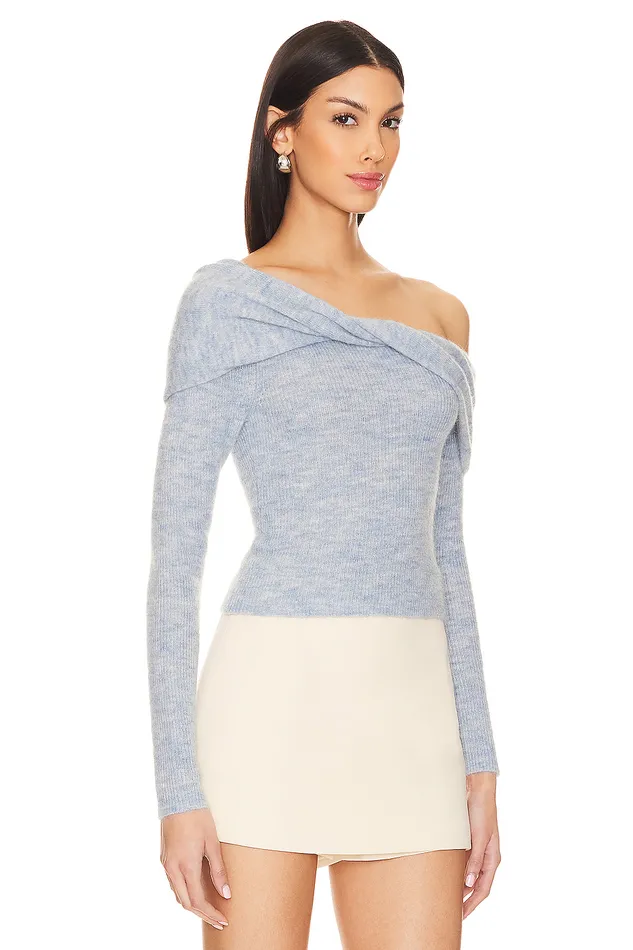 X Anja Dujakovi Zaia Sweater Baby Blue Women Lovers and Friends Sweaters and Knits X Anja Dujakovi Zaia Sweater Baby Blue Women Lovers and Friends Sweaters and Knits