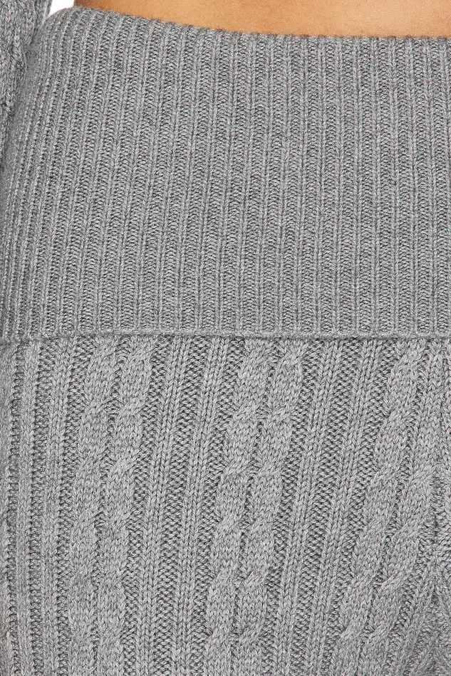 X Emily Gemma Bessie Knit Pant Grey Women Lovers and Friends Loungewear X Emily Gemma Bessie Knit Pant Grey Women Lovers and Friends Loungewear