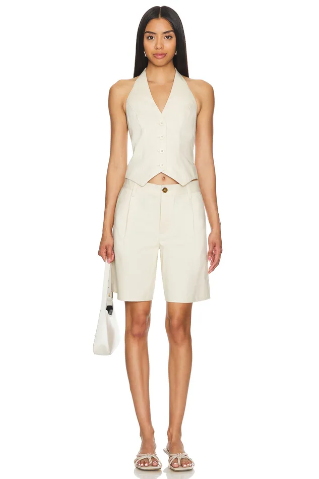 X Maggie Macdonald Miranda Vest Cream Women Lovers and Friends Tops X Maggie Macdonald Miranda Vest Cream Women Lovers and Friends Tops