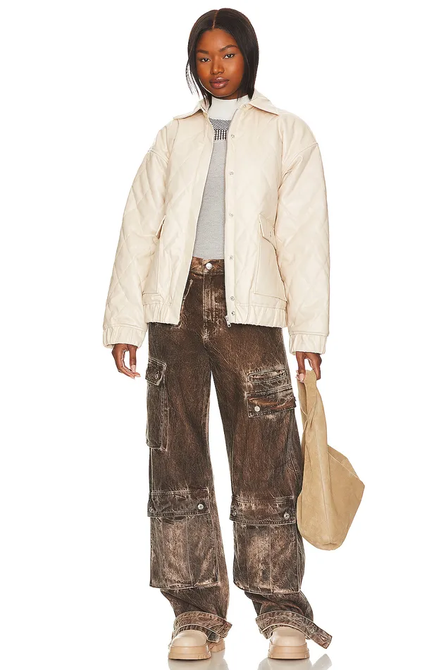 X Rachel Rylee Faux Leather Jacket Bone White Women Lovers and Friends Jackets and Coats X Rachel Rylee Faux Leather Jacket Bone White Women Lovers and Friends Jackets and Coats
