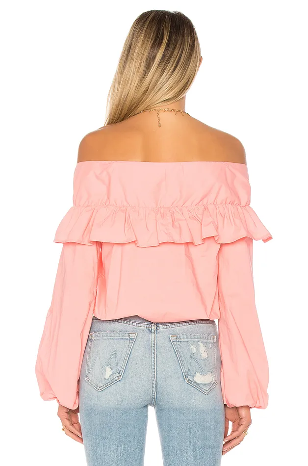 X Revolve Rebecca Top Salmon Women Lovers and Friends Tops X Revolve Rebecca Top Salmon Women Lovers and Friends Tops