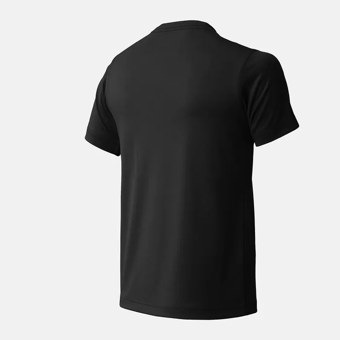 Youth NB Short Sleeve Tech Tee TEAM BLACK Tops New Balance Kids
