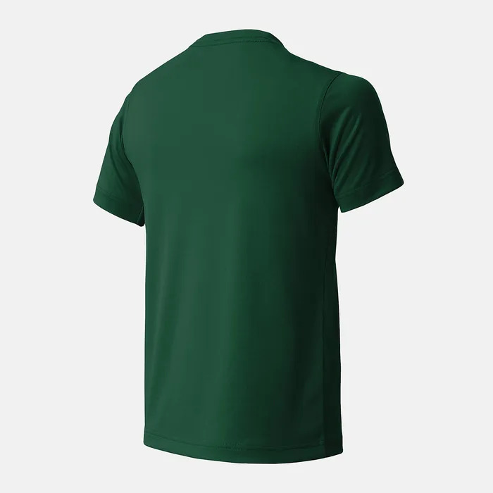 Youth NB Short Sleeve Tech Tee TEAM DARK GREEN Tops New Balance Kids