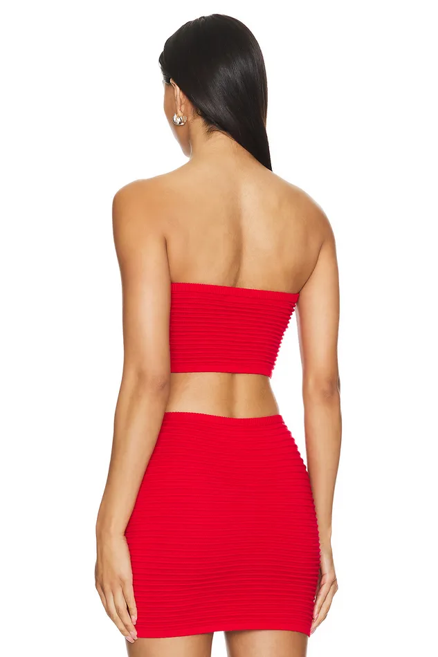 Ziona Tube Top Red Women Lovers and Friends Tops Ziona Tube Top Red Women Lovers and Friends Tops