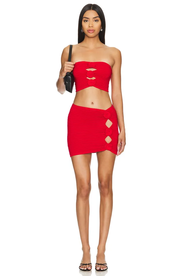 Ziona Tube Top Red Women Lovers and Friends Tops Ziona Tube Top Red Women Lovers and Friends Tops