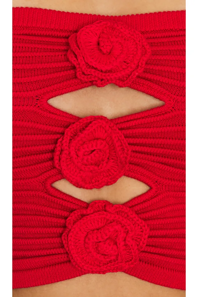 Ziona Tube Top Red Women Lovers and Friends Tops Ziona Tube Top Red Women Lovers and Friends Tops