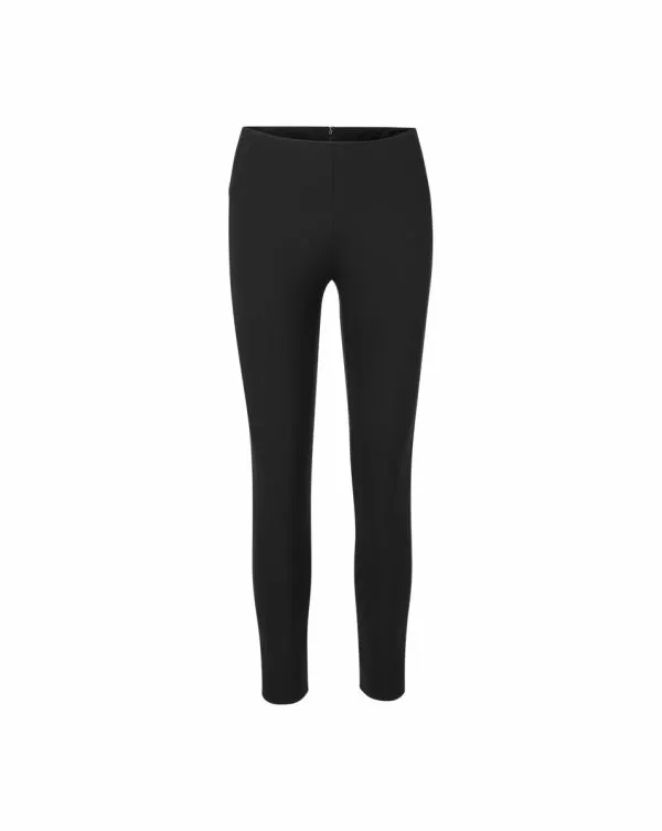 Zip Back Scuba Pant Black Women Veronica Beard Pants