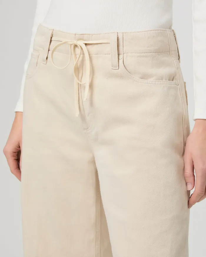 Zoey 31 Inch Wide Leg 8211 Butter Ecru Women Denim PAIGE